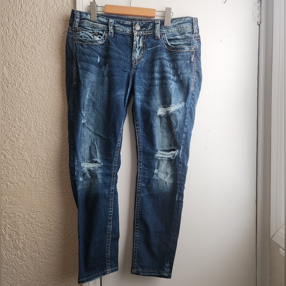 Silver Jeans- Suki Mid Rise Ankle Skinny